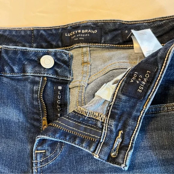 Lucky Brand Women's Ankle Blue Jeans Size 6/28 - Picture 3 of 9